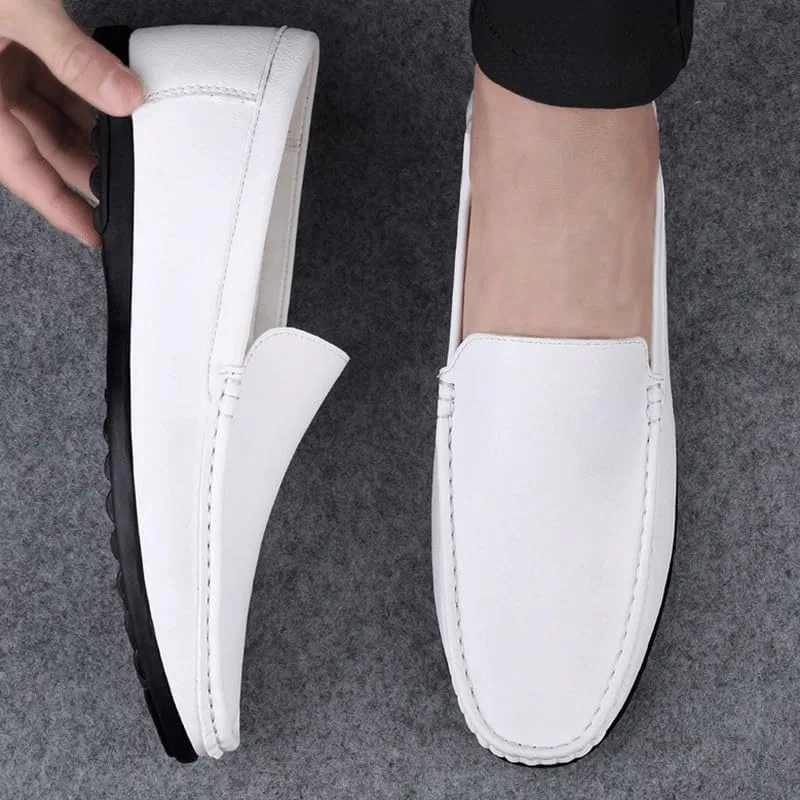 Туфли Oxford с круглым носком, Slip-on, для мужчин, Onecolor DUYHBAWRS — фото 2