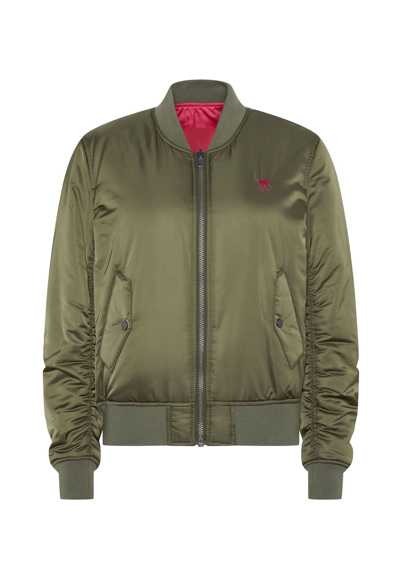 

Блузон переливающегося двустороннего дизайна POLO SYLT, цвет 18-0515 Dusty Olive