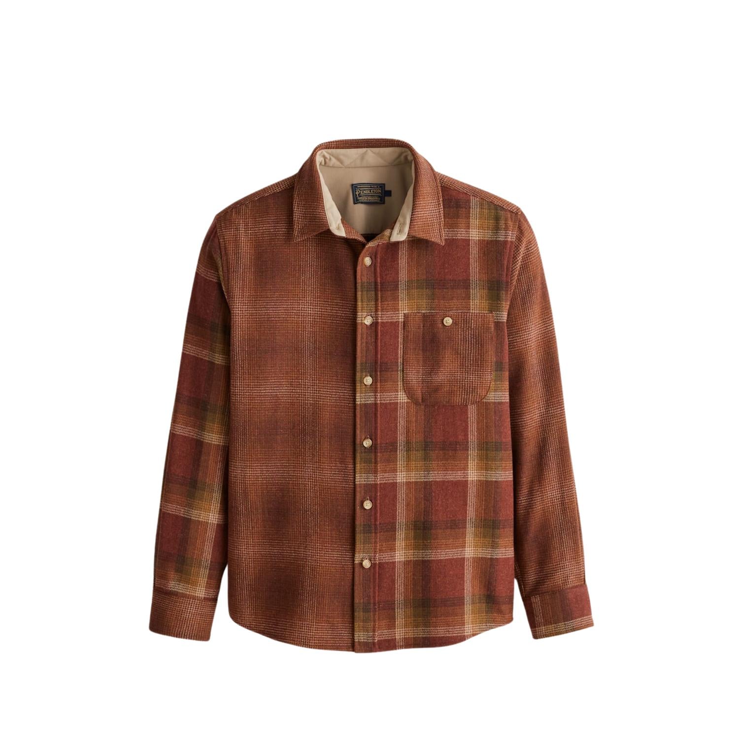 

Рубашка Centennial Plaid в красном миксе Multi Ombre PENDLETON