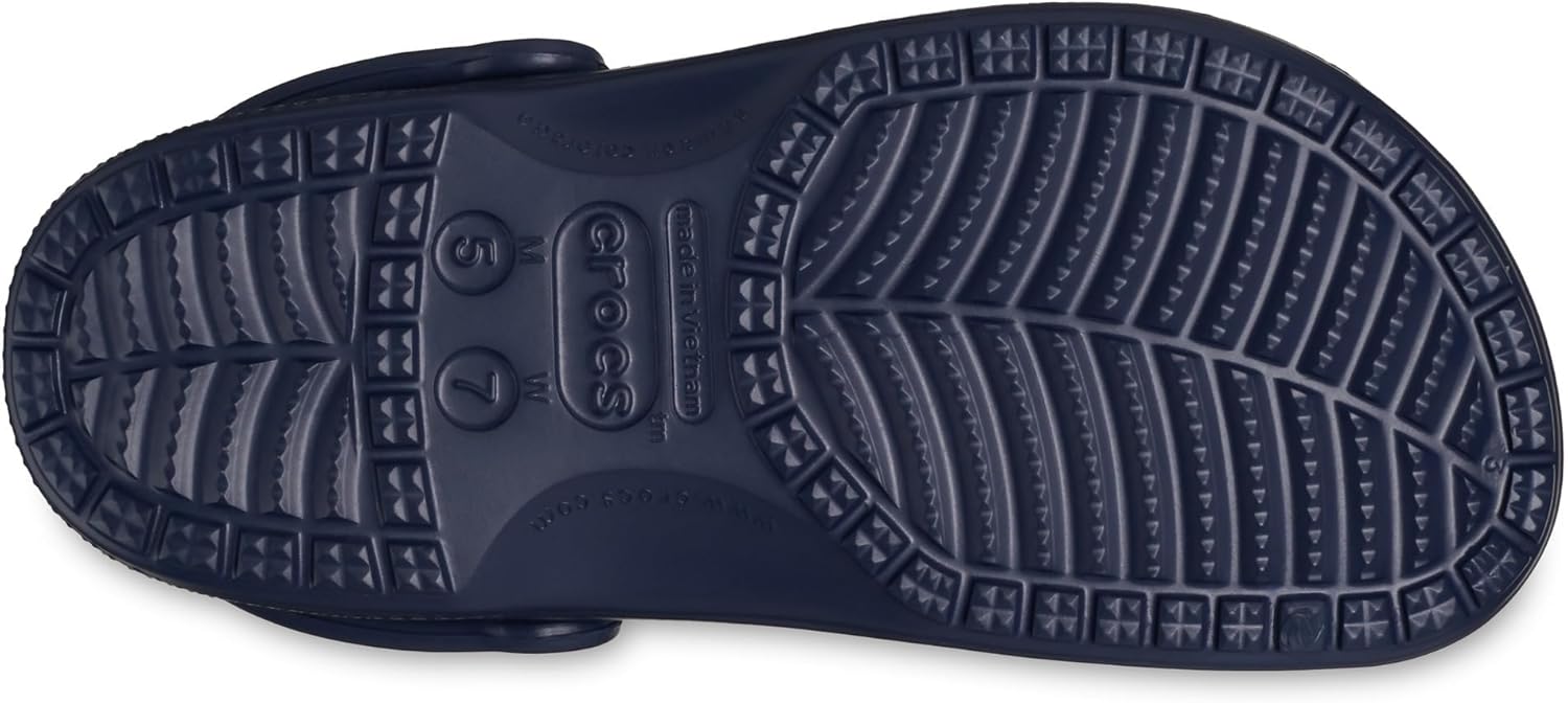Сабо унисекс Adult Via Clogs, обувь без шнурков для мужчин и женщин Crocs, темно-синий — фото 3