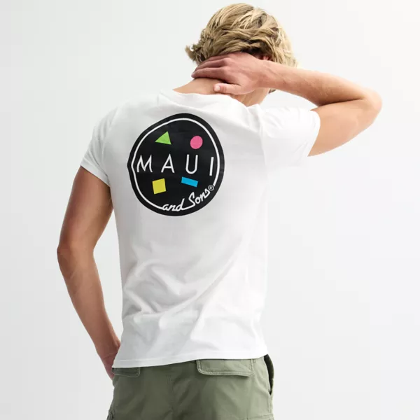 

Мужская футболка с логотипом печенья Maui And Sons, белый