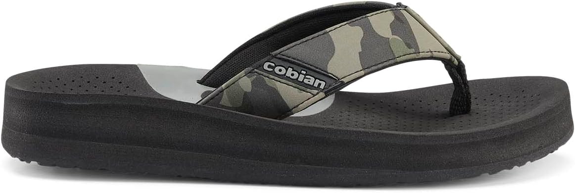 Детские сандалии Cobian ARV 2 Jr. с поддержкой свода стопы - удобные шлепанцы для детей для пляжа и повседневных игр, Camo — фото 2