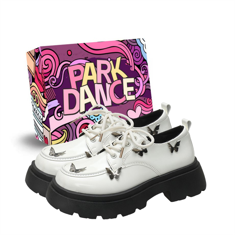 PARK DANCE Лоферы женские бежевые на каблуке 5,5 см, цвет Beige — фото 3