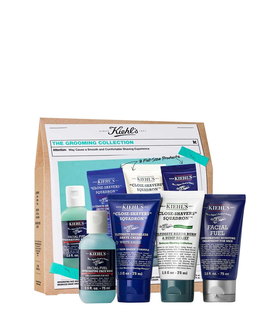 

Набор для ухода за лицом Kiehl's Facial Fuel The Grooming Regimen Set, 1 шт.