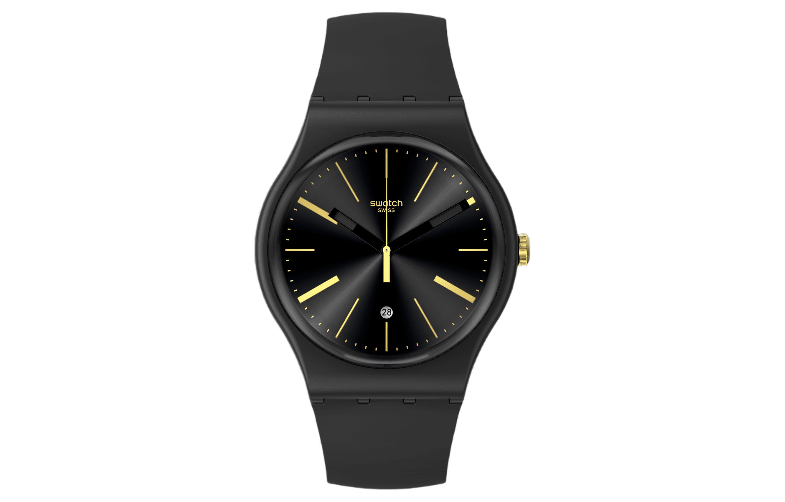 

Унисекс черные часы SO29B403 SWATCH