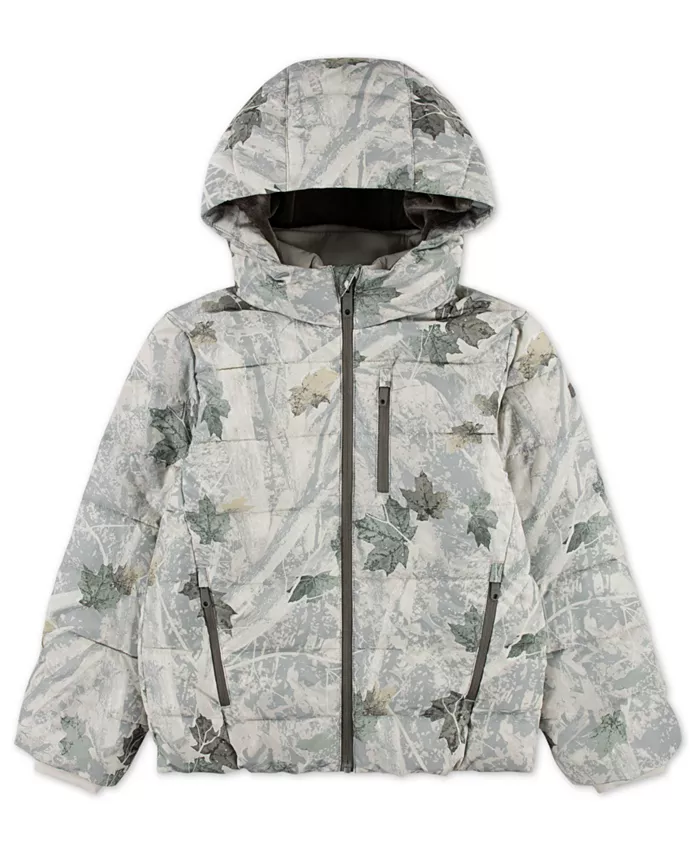 

Мальчиковая утепленная пуховая куртка Abercrombie Kids, зеленый