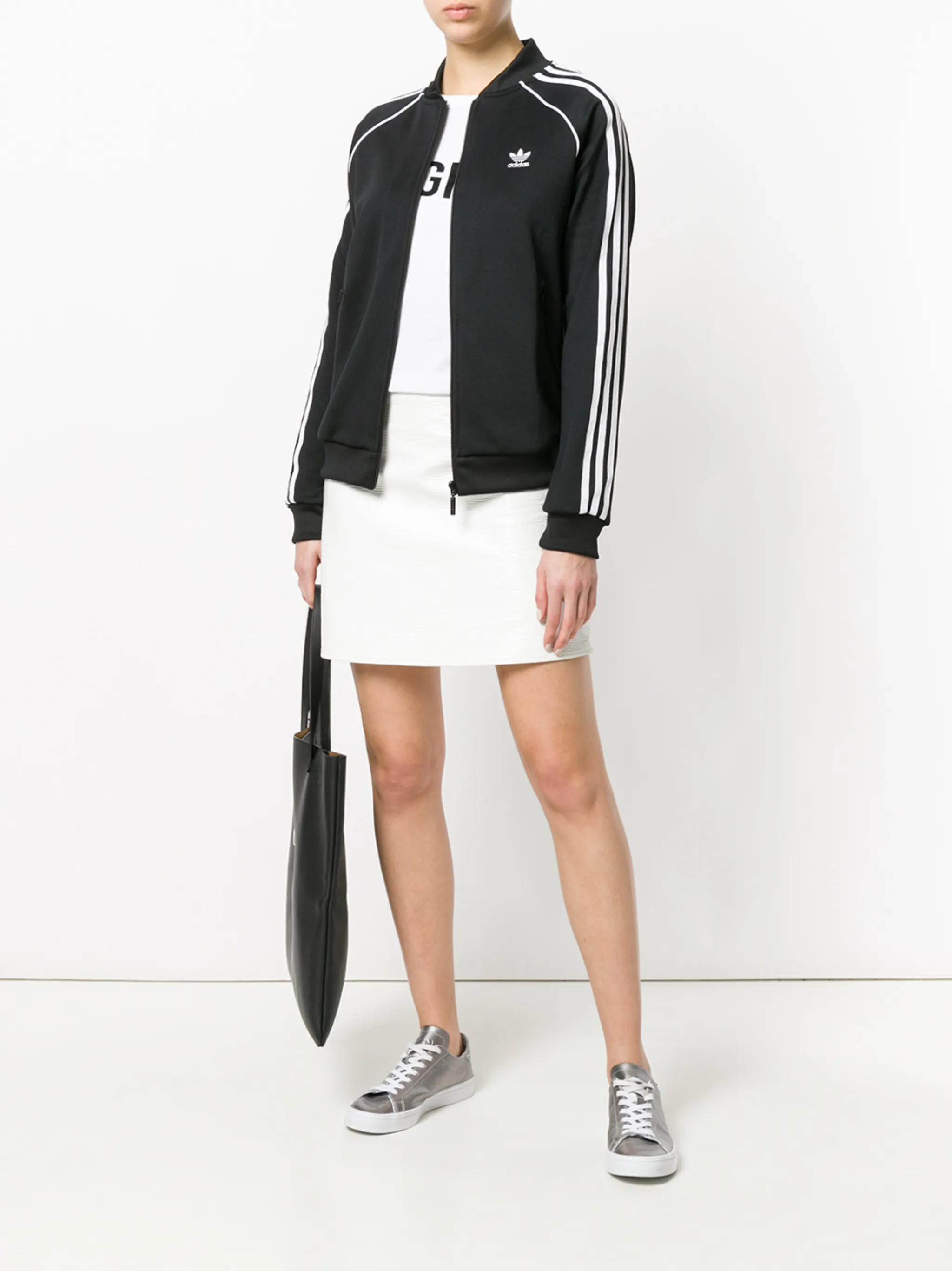 Спортивная куртка Superstar Adidas, черный — фото 2