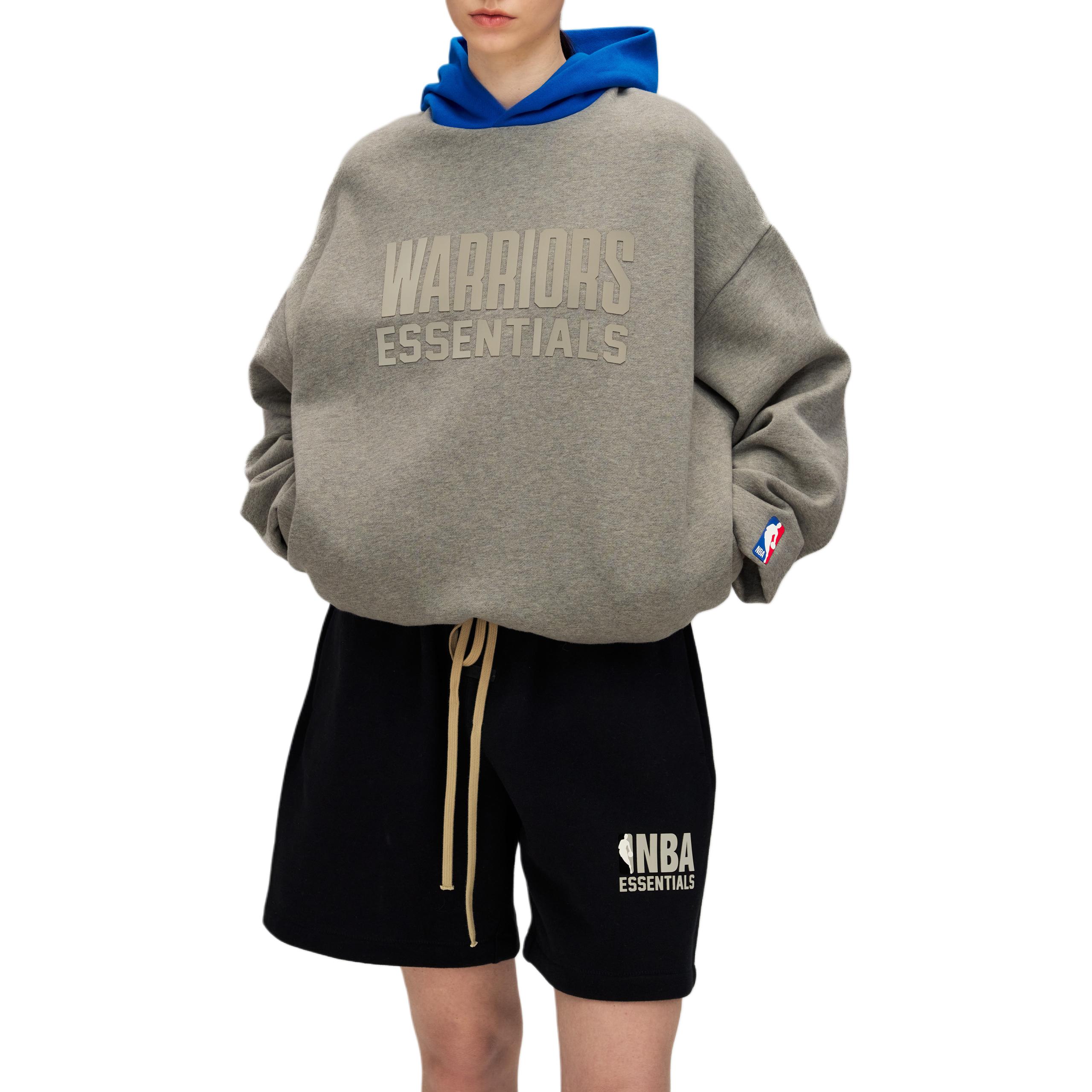 Толстовка Warriors Fear Of God Essentials, серый — фото 4