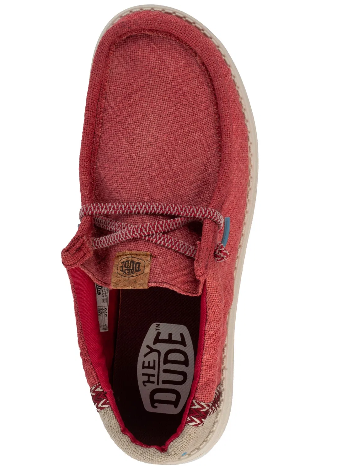 Мокасины 'Hey Dude Wally Jute' Hey Dude, Red — фото 4
