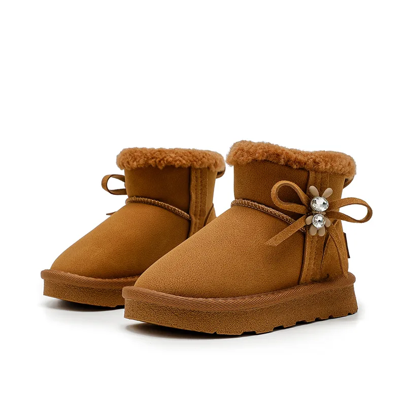 Сноуботы Warrior Thermal  Kids', коричневый — фото 3