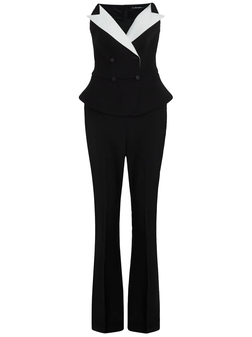 

Комбинезон Karl Studio строгого кроя KARL LAGERFELD, черный