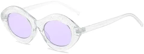 

Овальные солнцезащитные очки для женщин и мужчин, с градиентными линзами, оправой в винтажном повседневном стиле, защитой от УФ-излучения UV400 MTZJH, C7