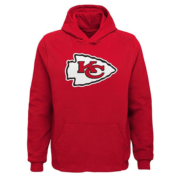 

Толстовка с капюшоном Youth red с логотипом Kansas City Chiefs Outerstuff