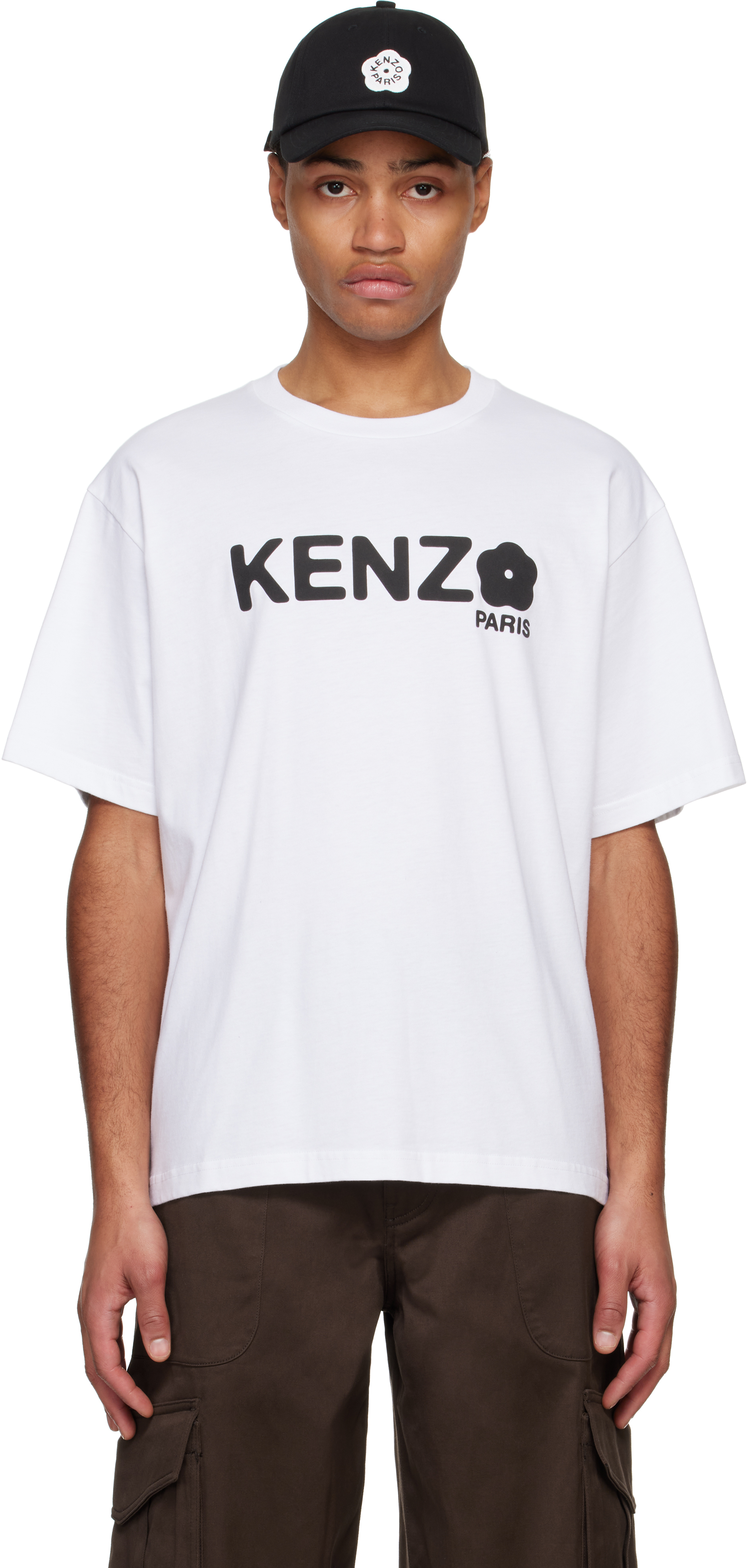 

Футболка Paris Oversize Boke Flower 2.0 Kenzo, белый