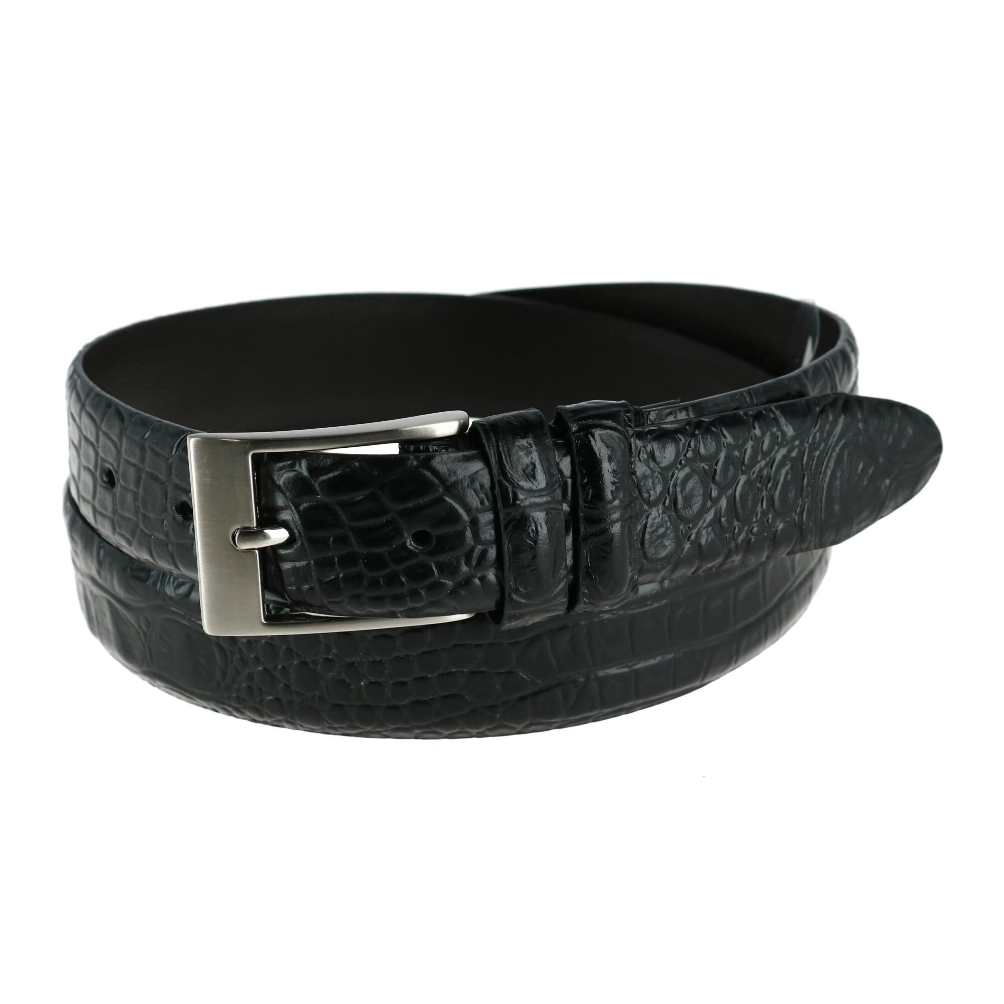 

Мужской ремень Hornback Croc Print Toneka, черный