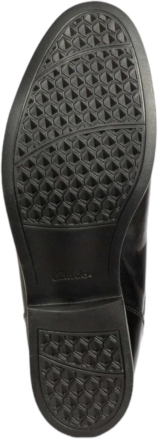 Мужские деловые туфли-дерби Clarks Beckfield Over на шнуровке, черные (черная кожа) — фото 4