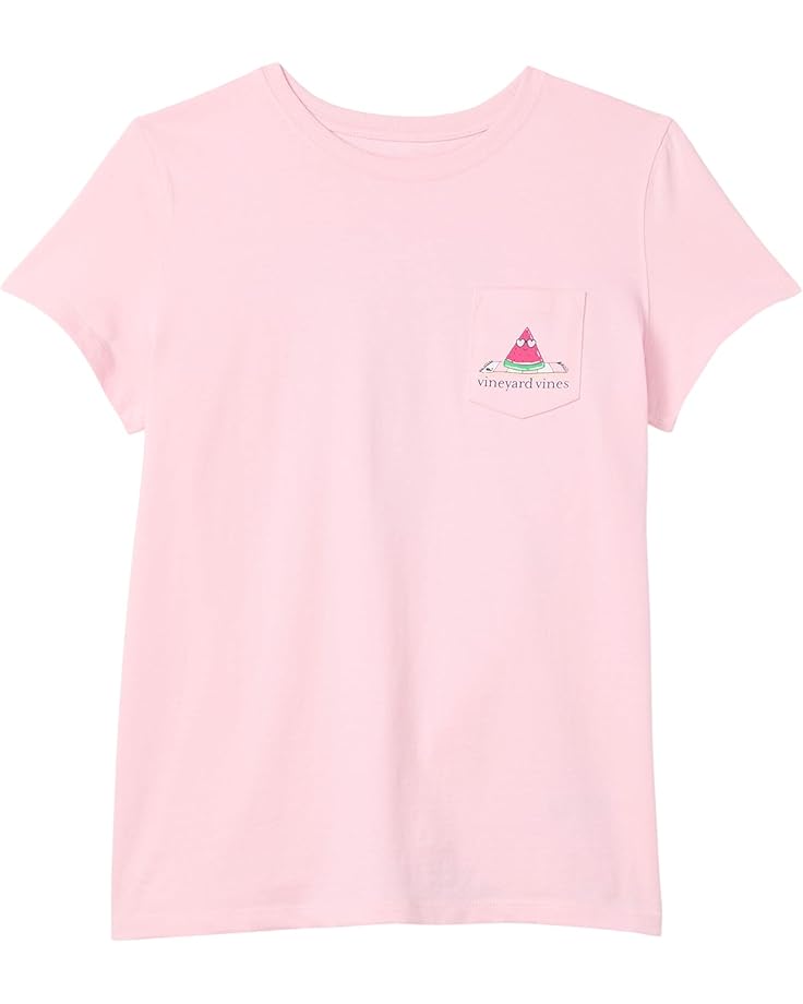 

Рубашка Vineyard Vines Kids Seeds The Day Short, цвет Flamingo