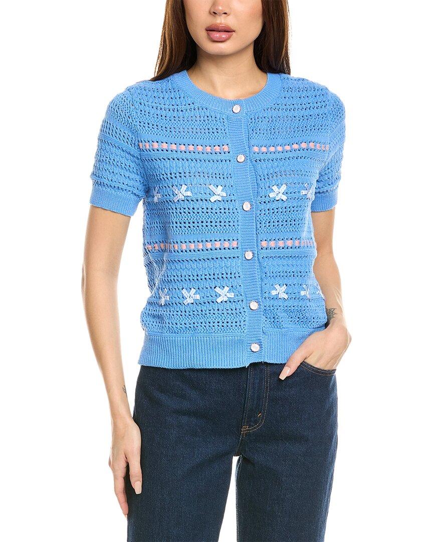 

Nanette Lepore Кардиган из льняной смеси Nanette Nanette Lepore, синий