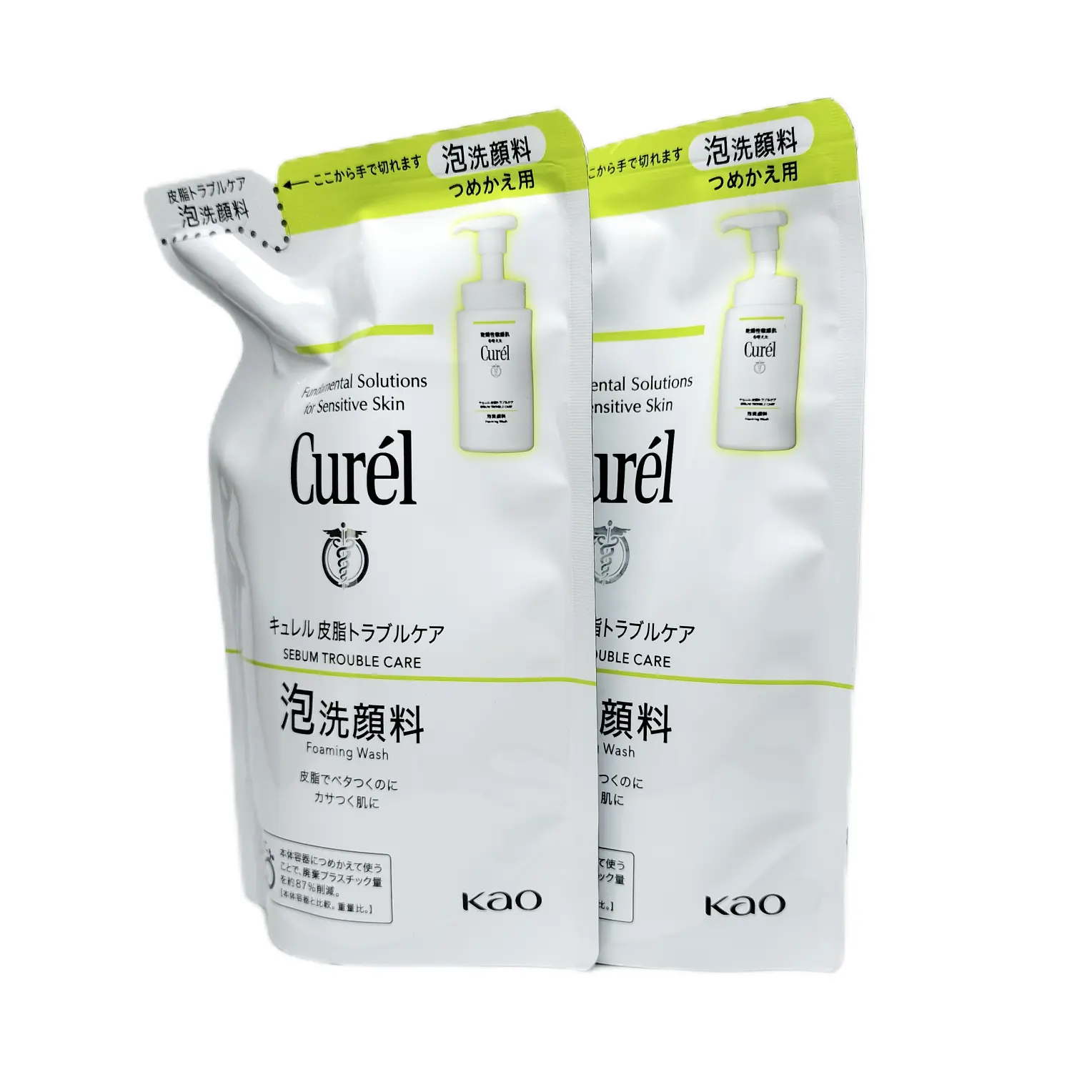 

Очищающая пенка KERUN с аминокислотами для увлажнения и контроля жира 130 мл Curél, 130ml*2