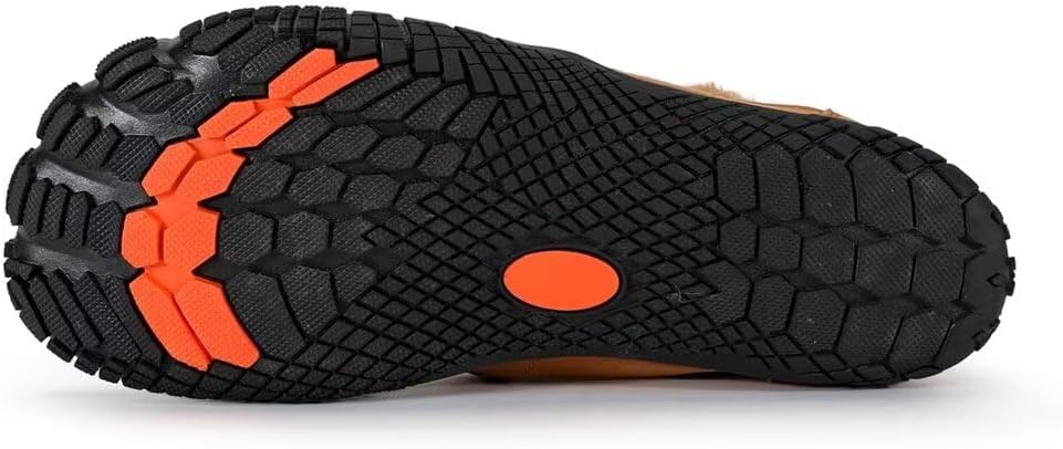 Кроссовки Barekick Polar, нескользящая и водонепроницаемая зимняя обувь (унисекс) Swzec, желтый — фото 4