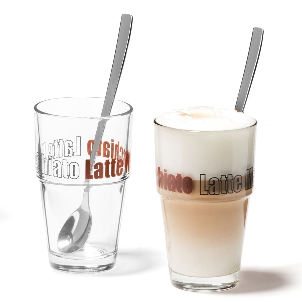 

Чашка Leonardo Latte Macchiatto Solo LM с ложкой, 400 мл, Ø 8,5 x 14,7 см (набор из 4 шт.), коричневый