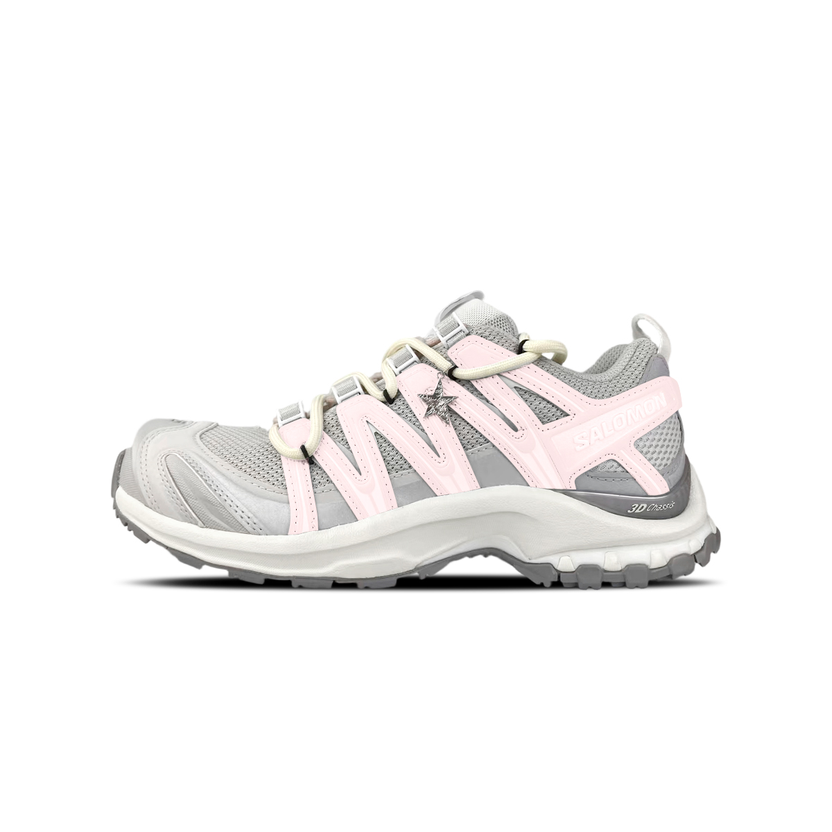 SALOMON Кроссовки XA PRO 3D Cushioning Abrasion Resistant Coverage Support Lightweight Low top Outdoor Unisex White Pink — фото 3