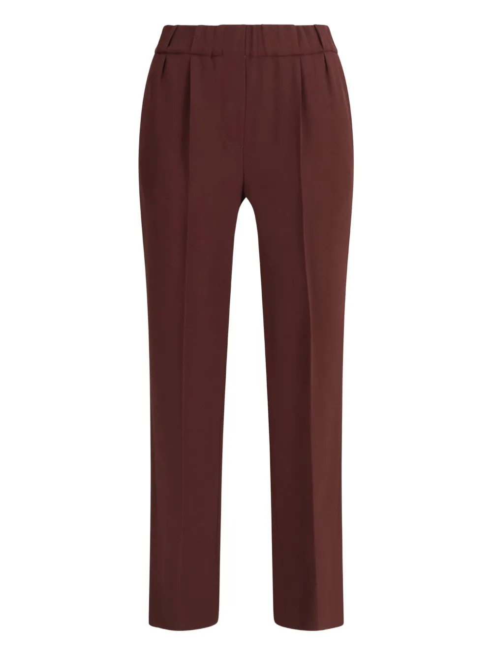 

Зауженные брюки с эластичным поясом Brunello Cucinelli, коричневый