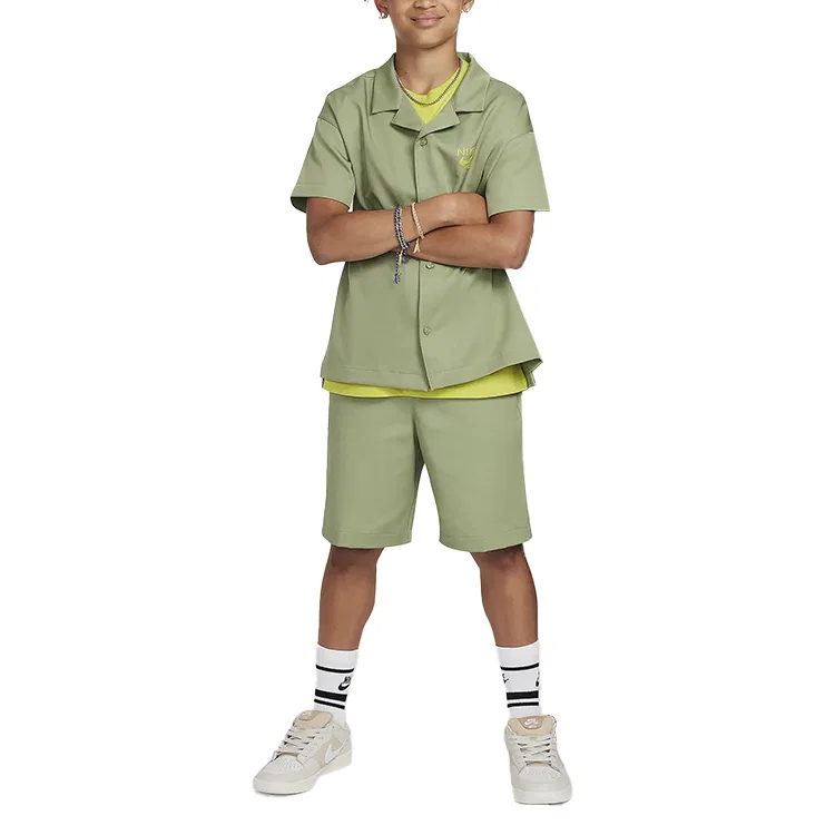Рубашка Dri Fit Nike Зеленая