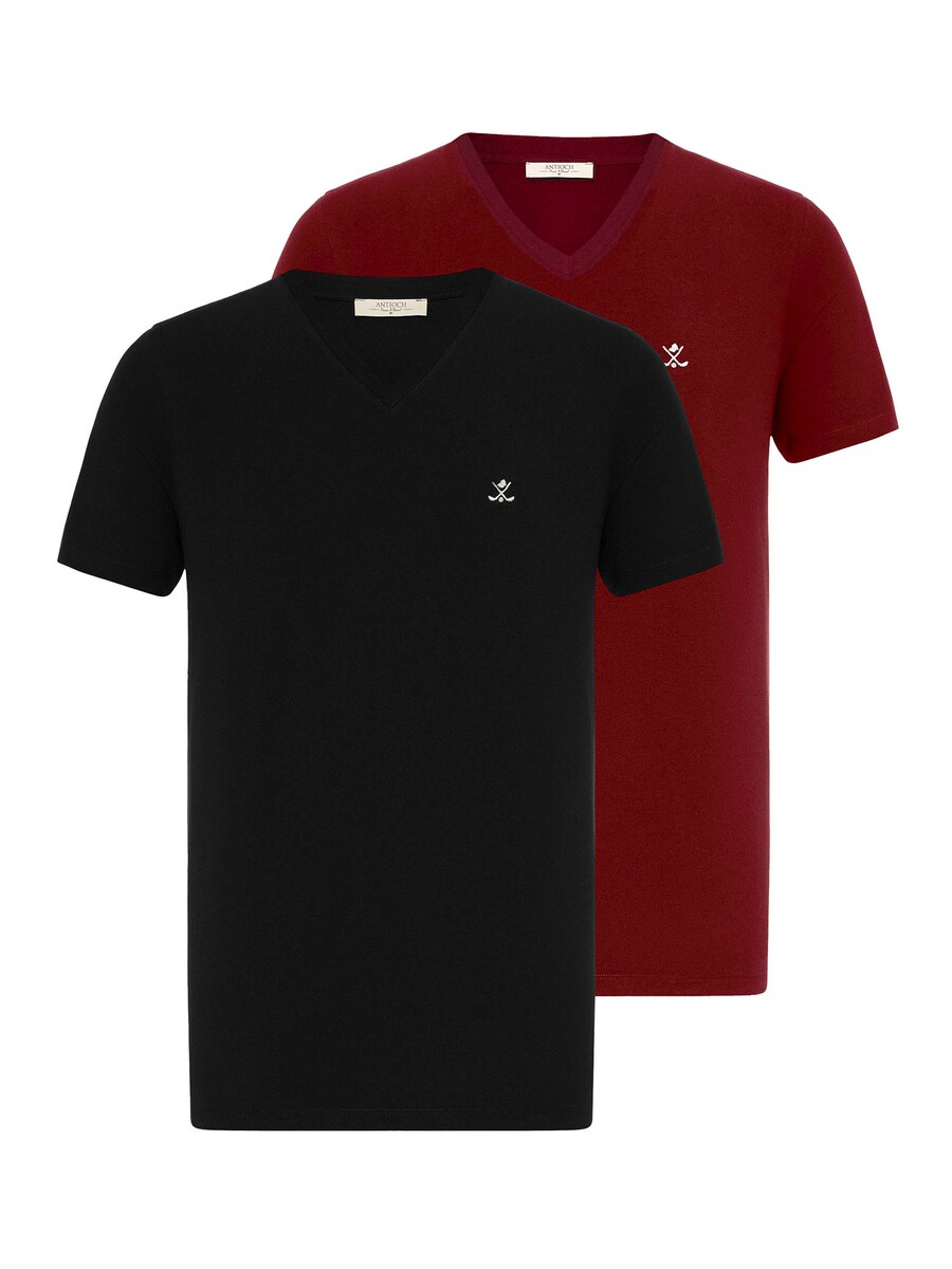 

Классическая футболка Antioch Shirt, цвет bordeaux/black