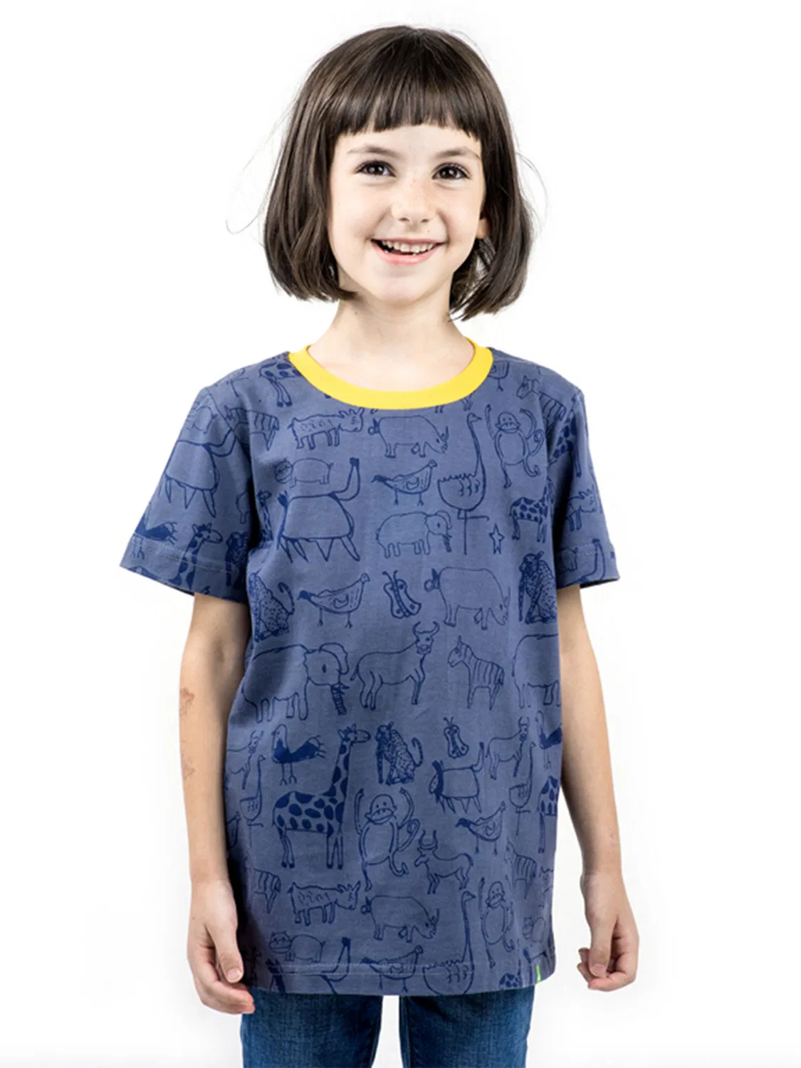 Футболка 'WANYAMA' Kipepeo Clothing, Dusty Blue — фото 2