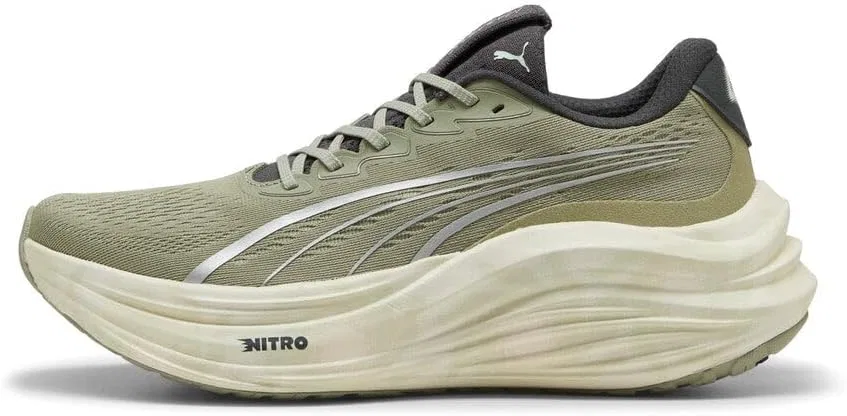 Мужские беговые кроссовки PUMA Magmax Nitro, 2-Lux Army Warm White Dusky Grey — фото 4