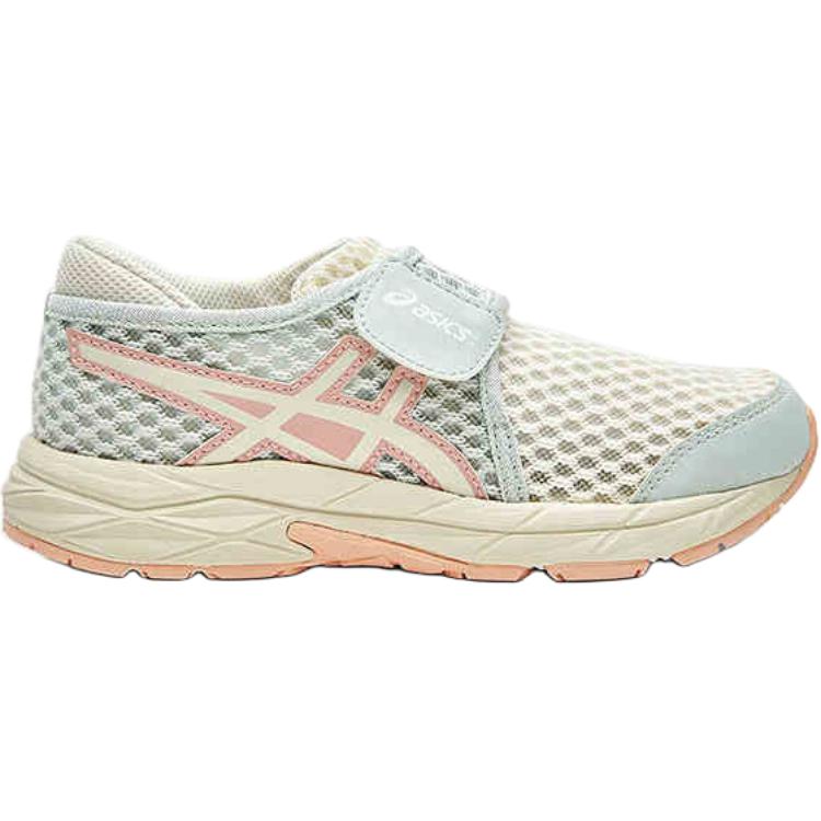 Кроссовки для бега CONTEND COOL RUN PS Low Top для детей ASICS, бежевый/синий/розовый — фото 2