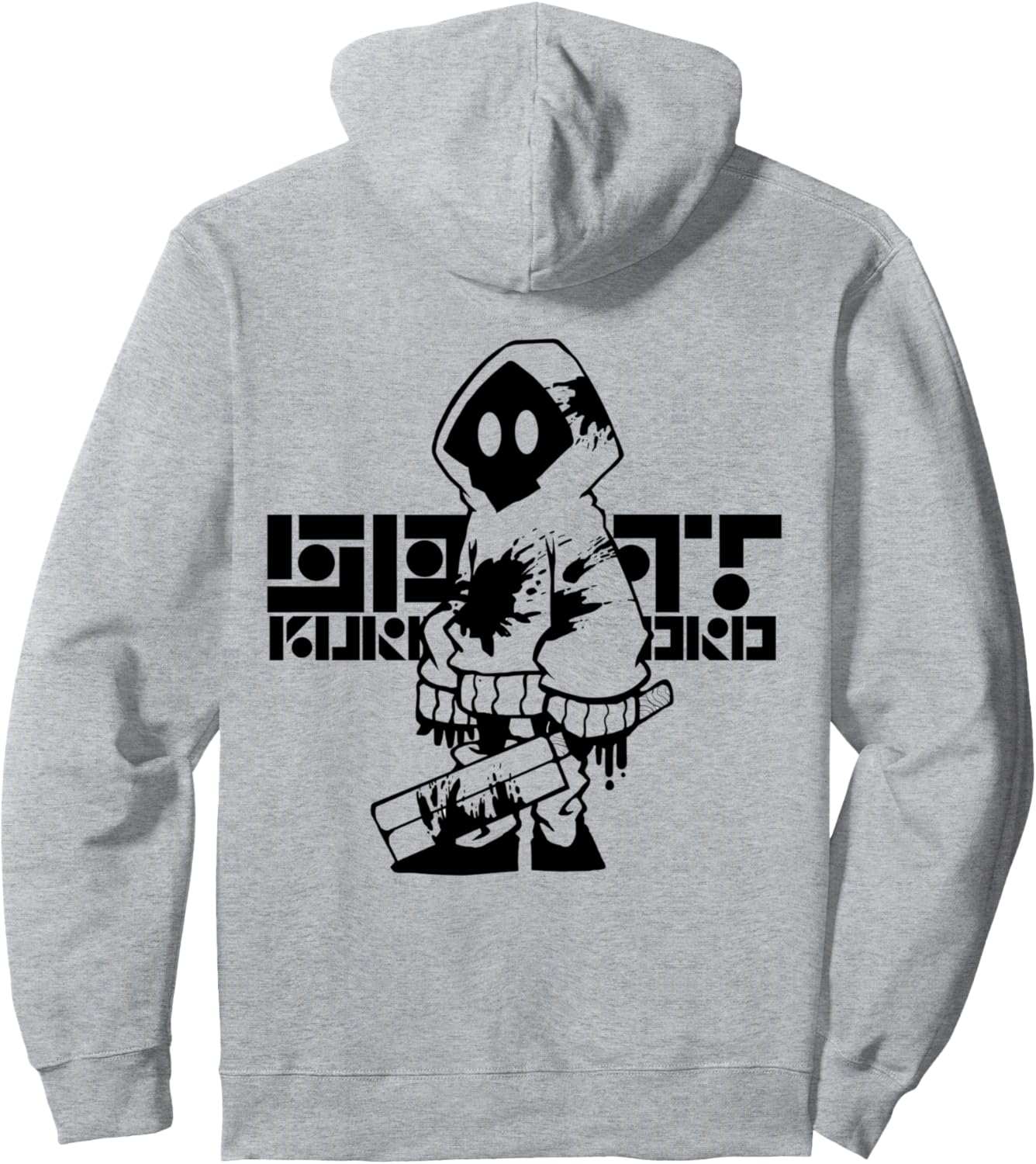 

Худи nog-T-0007-blood-white, серое (серый меланж), размер S Freestyle Creation