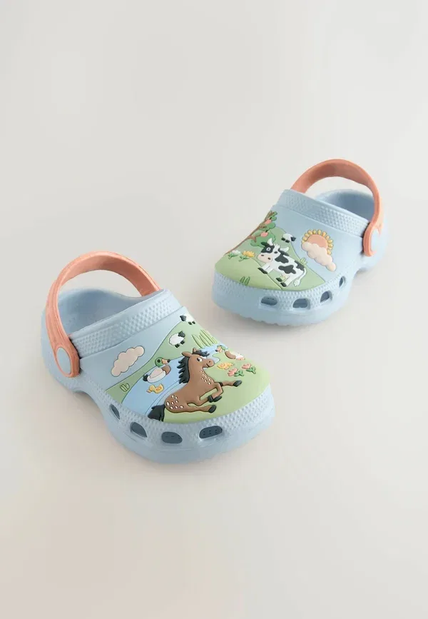 Сабо Next, Standard fit, модель pool slides, цвет сине-зеленый — фото 2