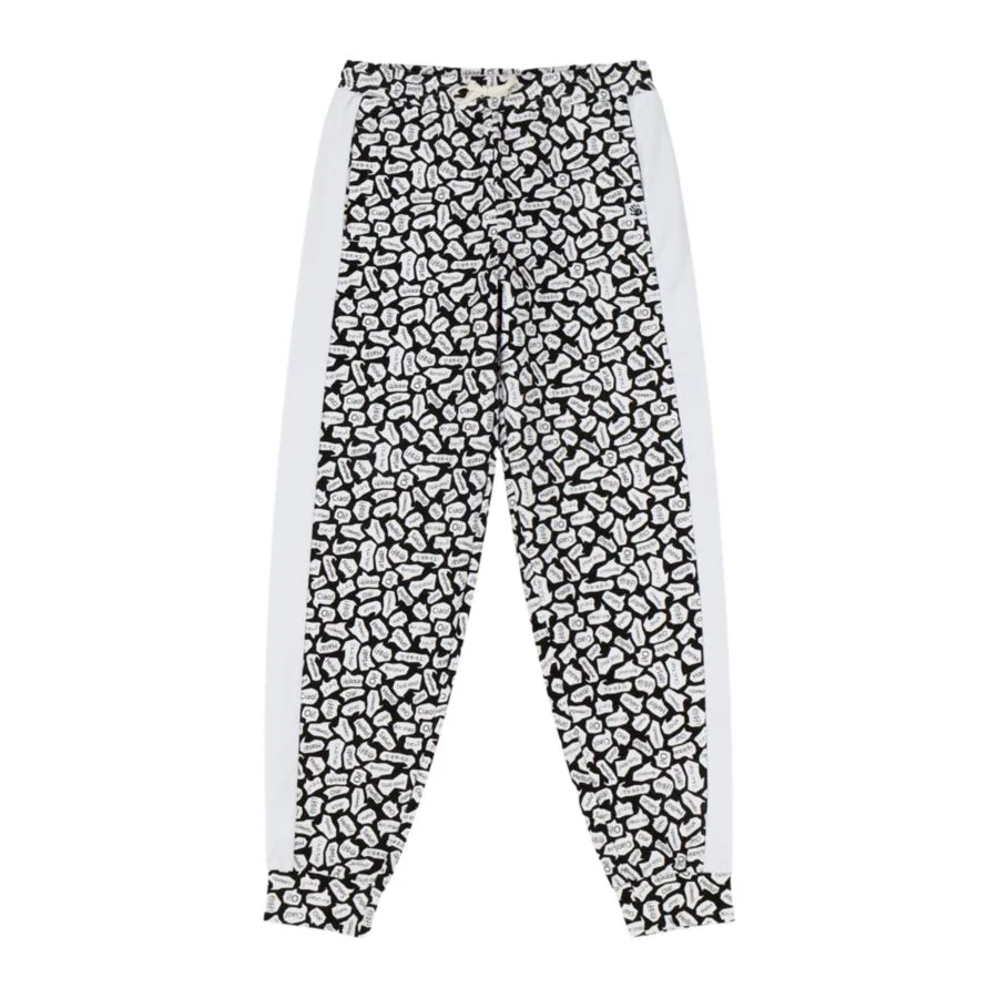 Mixed Up Clothing Детский комплект: толстовка с круглым вырезом и спортивные штаны - черно-белый - Hello — фото 4