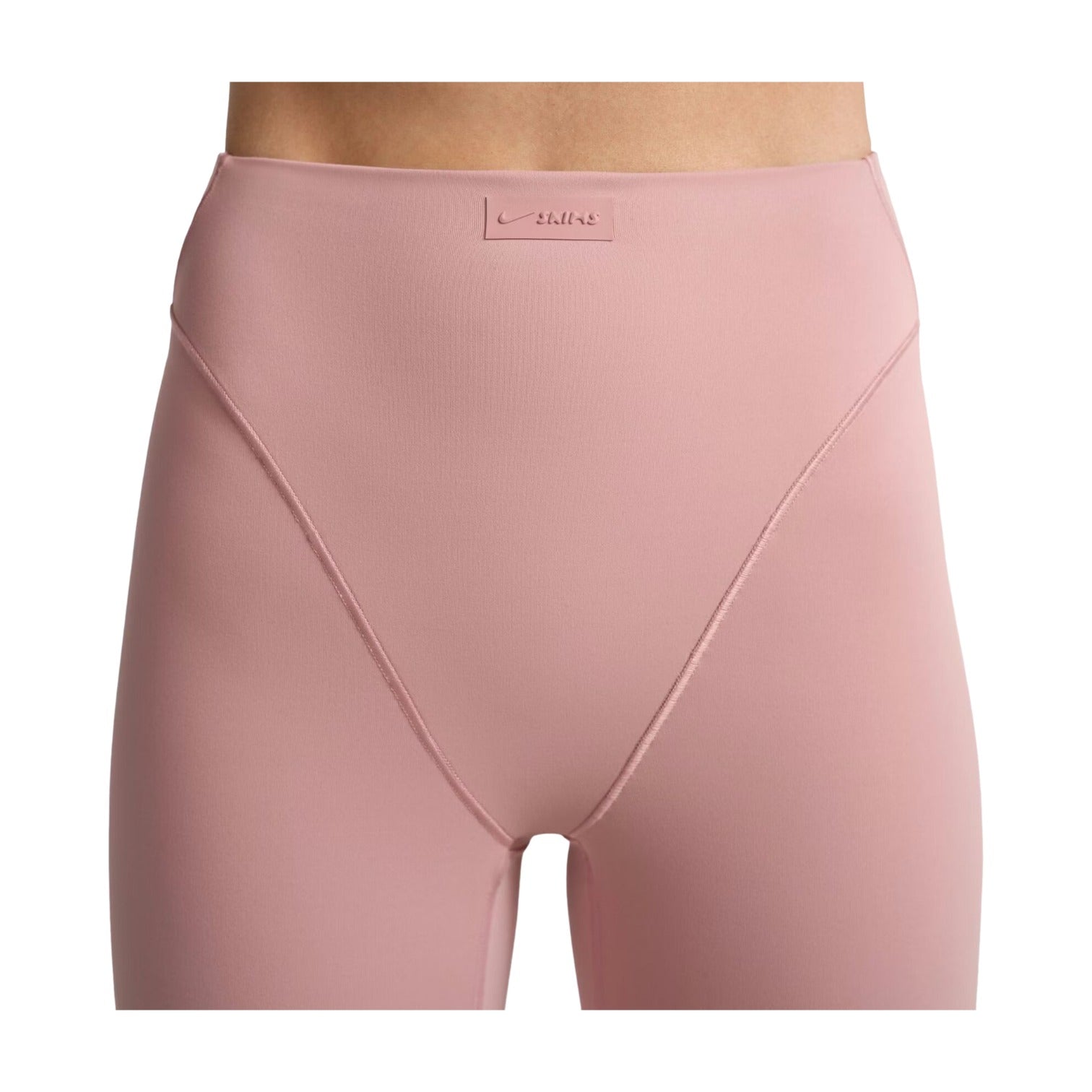 (WMNS) Nike x SKIMS Матовые леггинсы с V-образным вырезом, 26 дюймов, цвет «Гималайский» — фото 4
