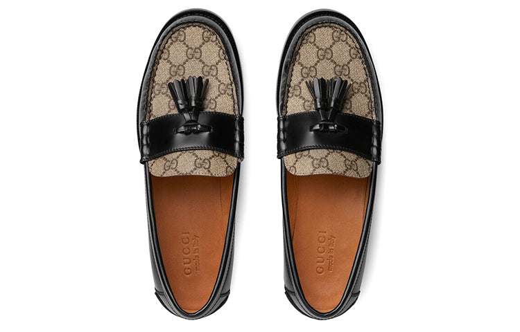 Лоферы Gucci с кисточками GG, цвет «Черный эбеновый» — фото 3