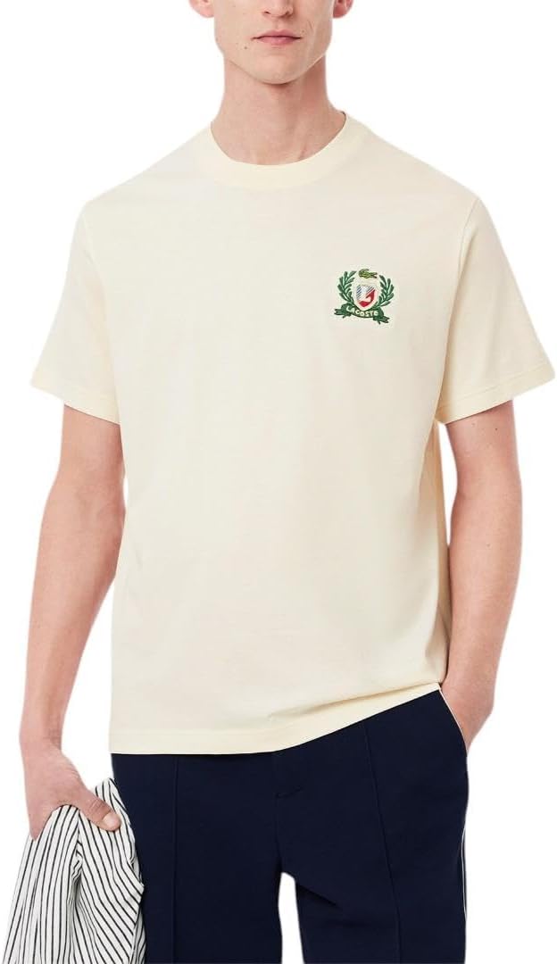 

Мужская футболка Lacoste Classic Fit с принтом, сделанная во Франции, Brown, Коричневый, Мужская футболка Lacoste Classic Fit с принтом, сделанная во Франции, Brown