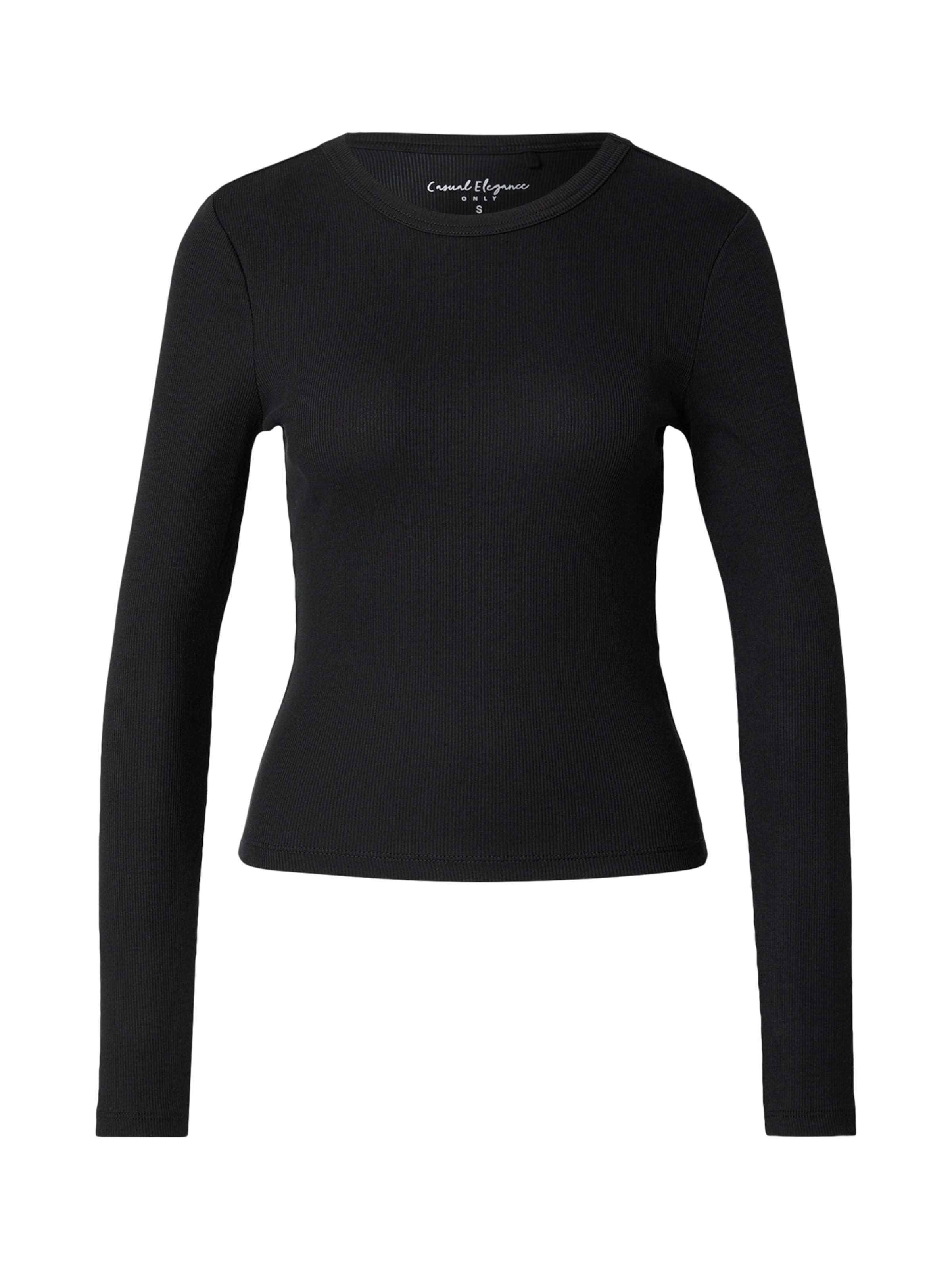 

ONLY Лонгслив 'ONLVAL' в черном цвете