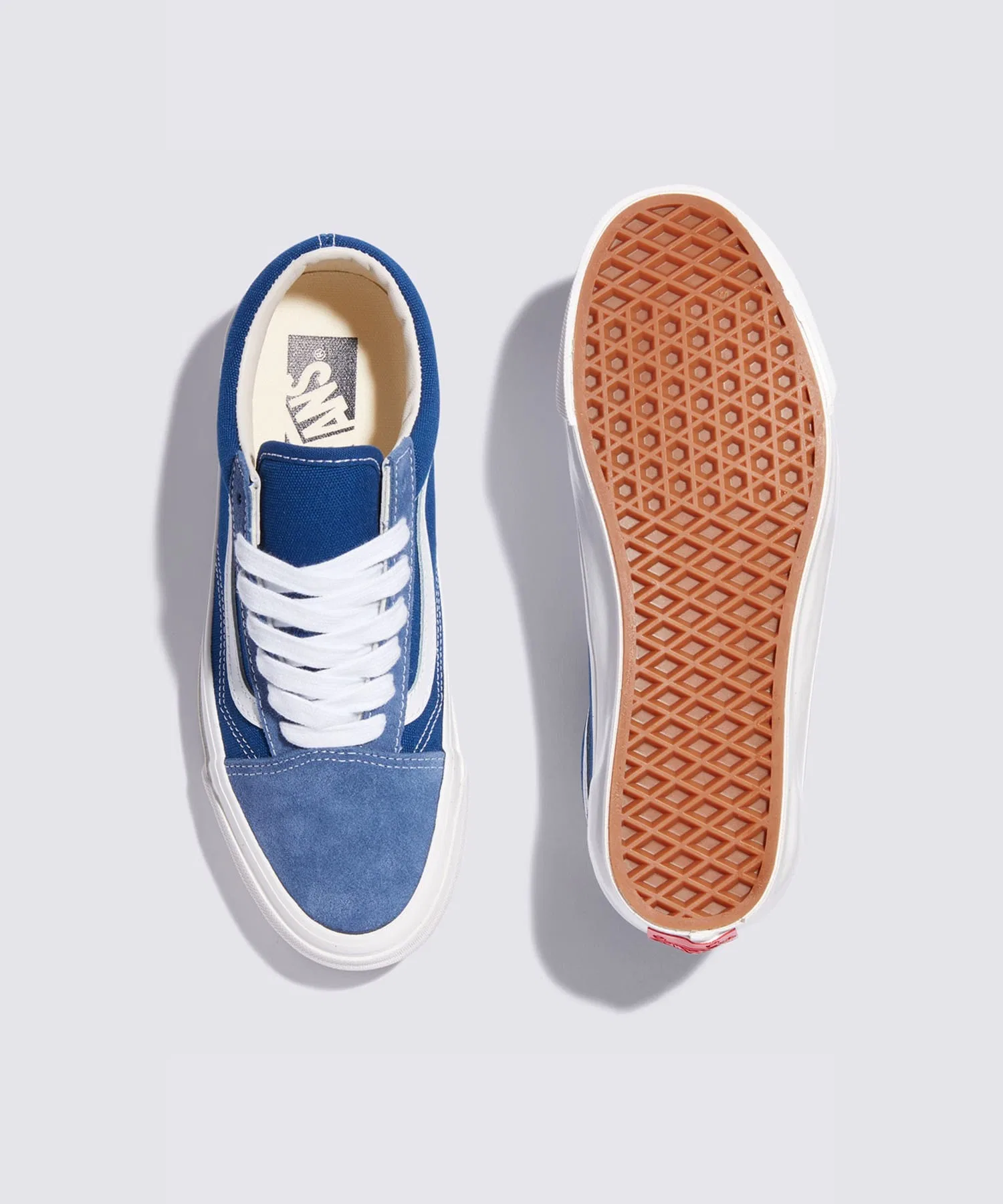 Унисекс кроссовки VANS Old Skool SUEDE синие — фото 3