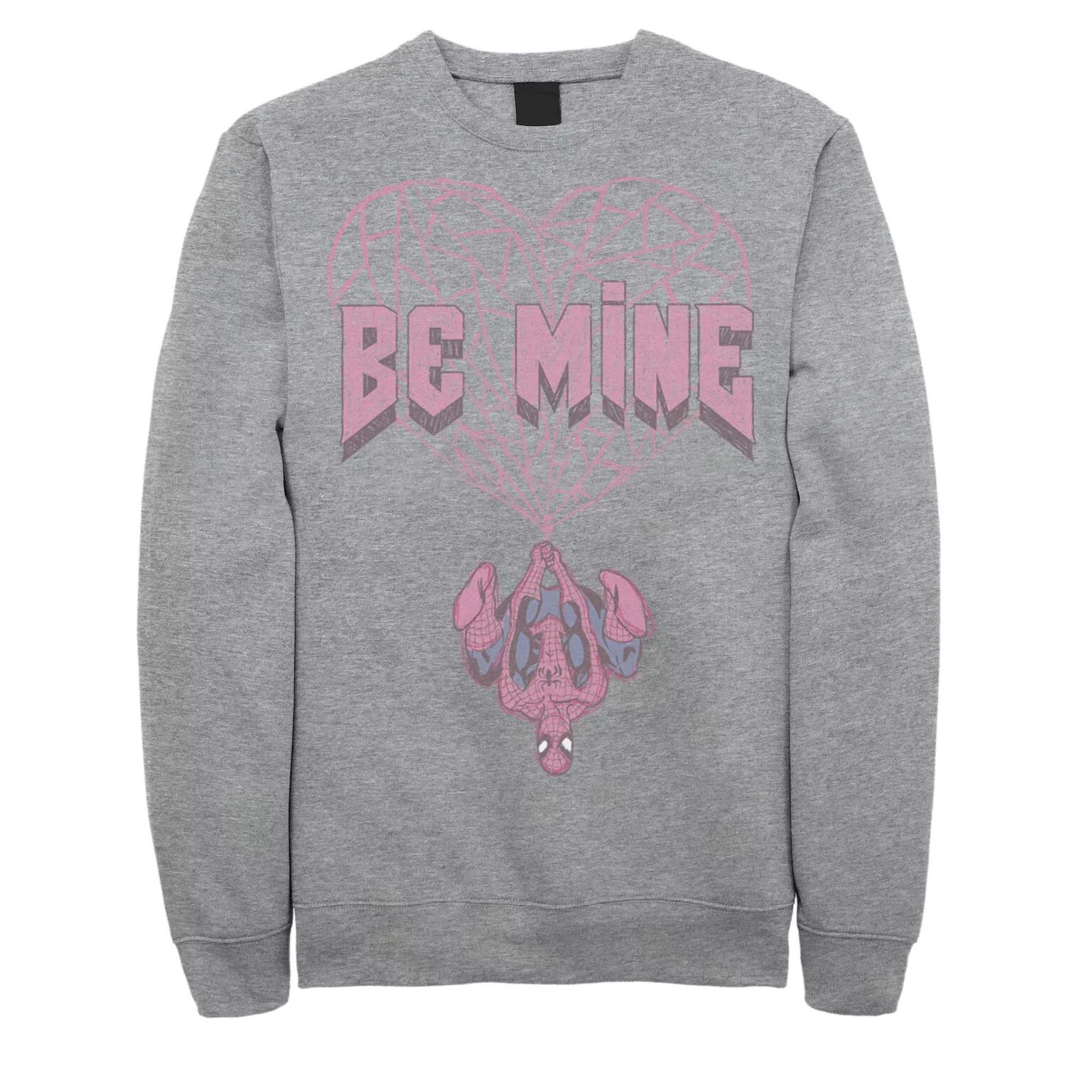 

Мужской свитшот Marvel Spider-Man Be Mine Web Heart Licensed Character