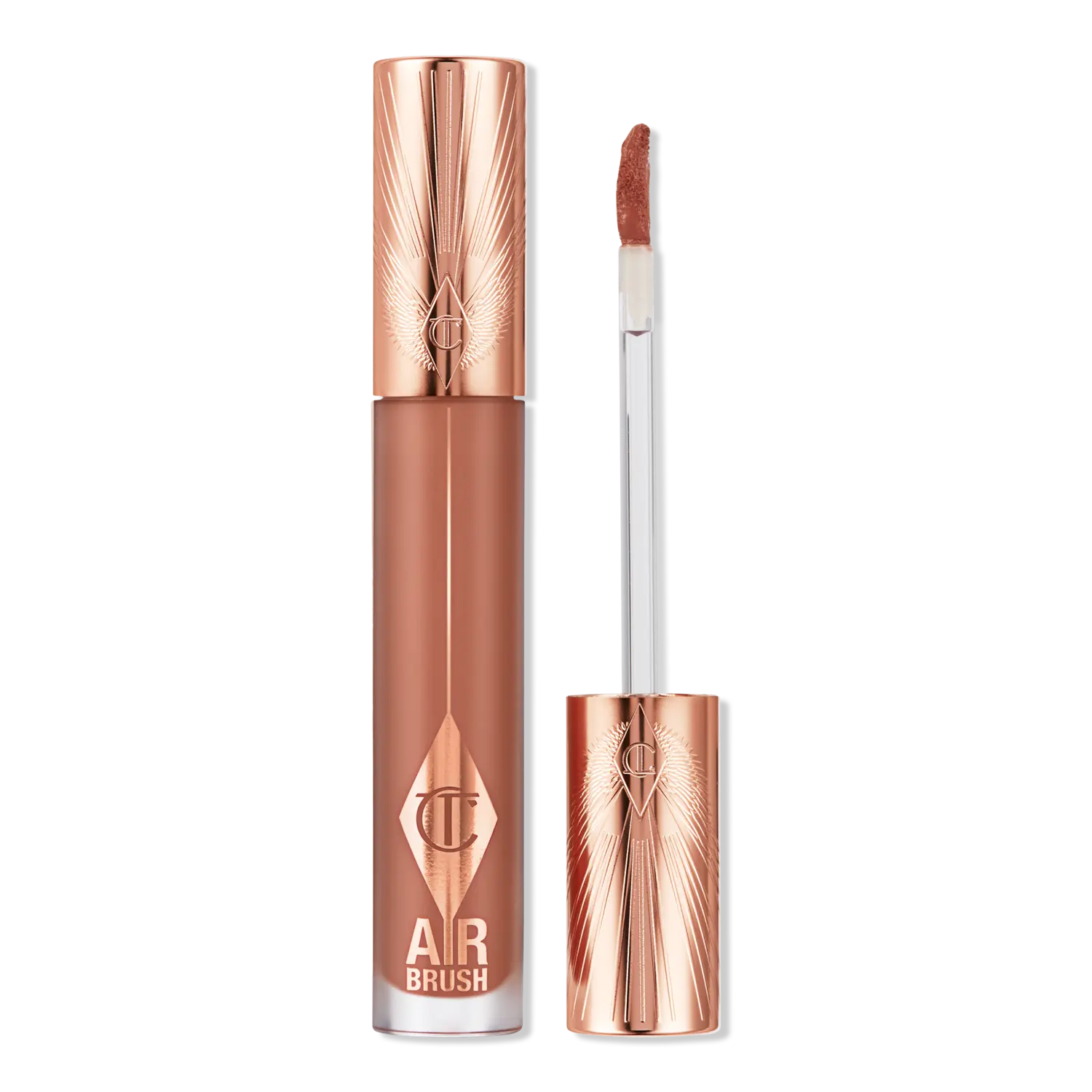 

Жидкая матовая помада Airbrush Flawless Matte Lip Blur Charlotte Tilbury, Nude Blur (true nude)