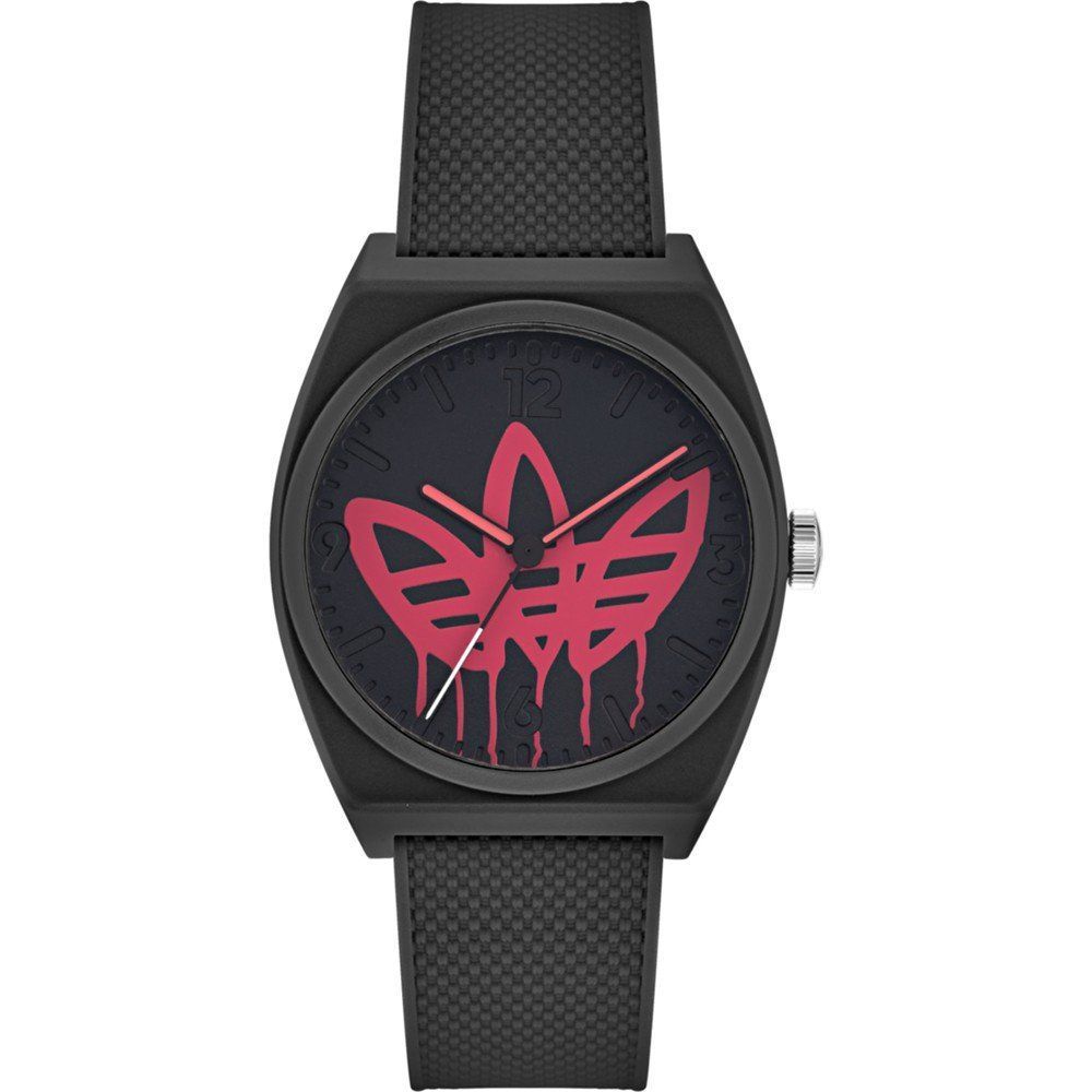 

Черные синтетические часы Adidas