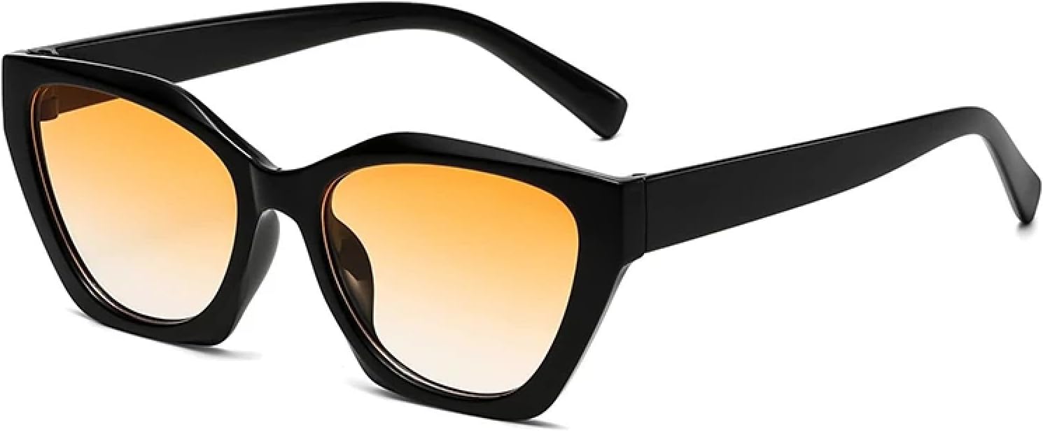 

Солнцезащитные очки с защитой от УФ-излучения UV400 | «Кошачий глаз» | Для женщин и мужчин | Для занятий спортом на открытом воздухе и вождения DSVIGF, Gradient Yellowe