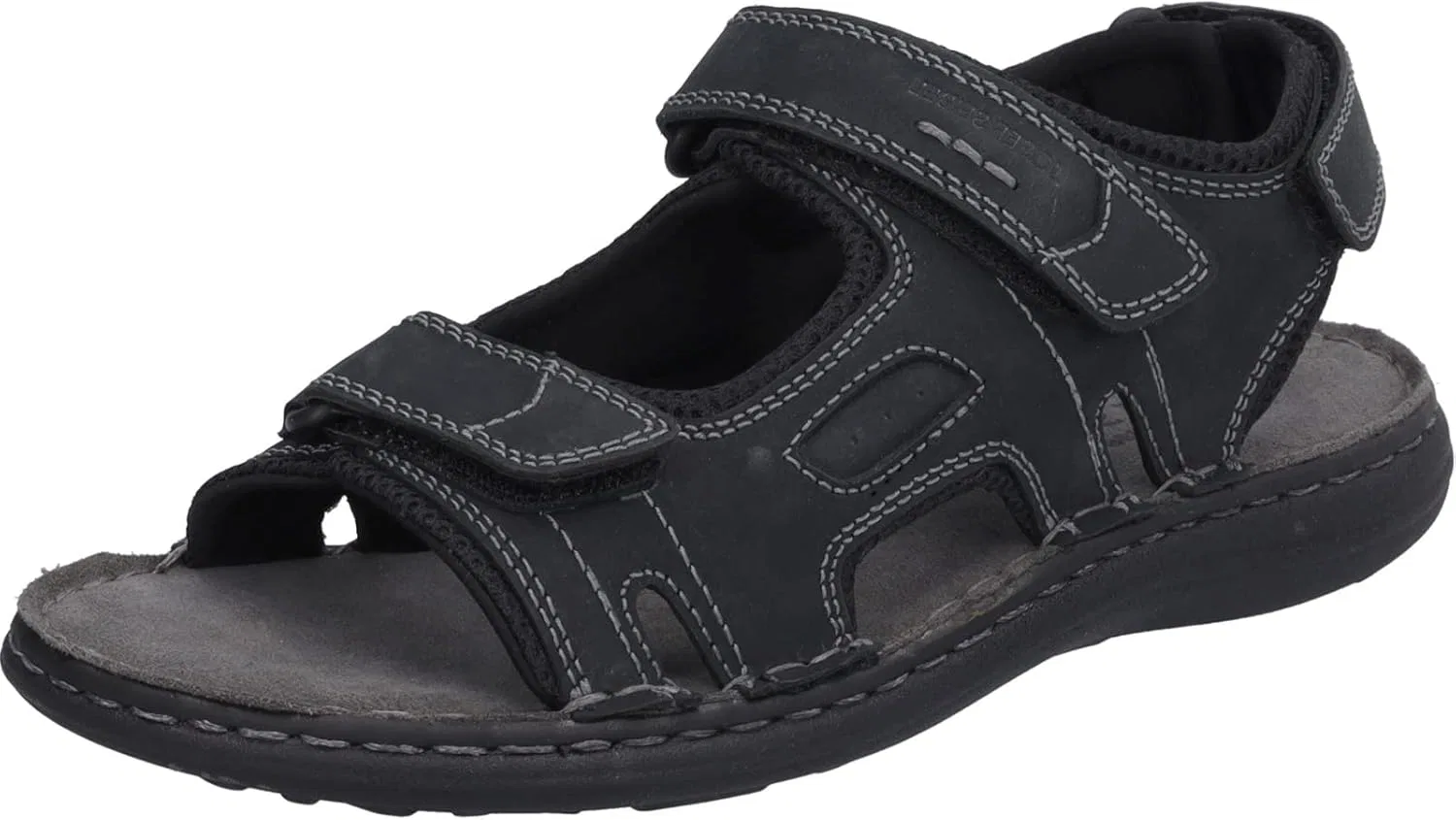 Мужские треккинговые сандалии Josef Seibel Vincent 08, ширина G (стандартная), Black