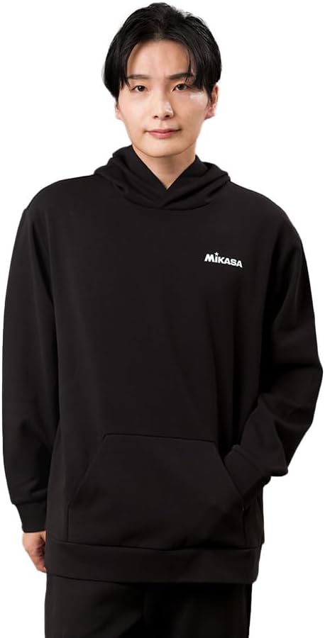 

Толстовка с капюшоном Mikasa 2630 свободного кроя, быстросохнущая, мягкая на ощупь, унисекс, черный