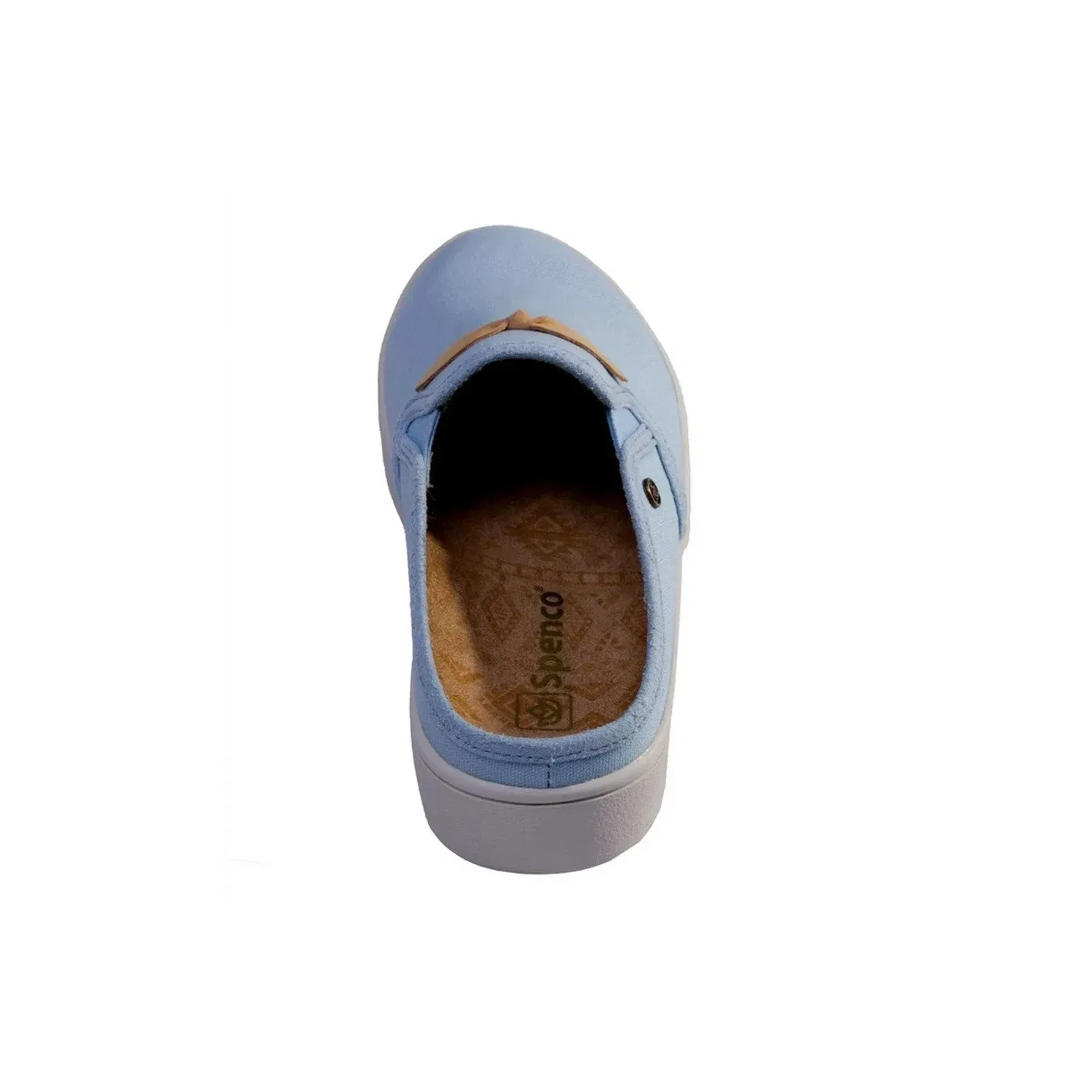 Мужские тапочки Spenco Audrey SP105CBL, синие, без шнурков, модель HAWK172 — фото 4