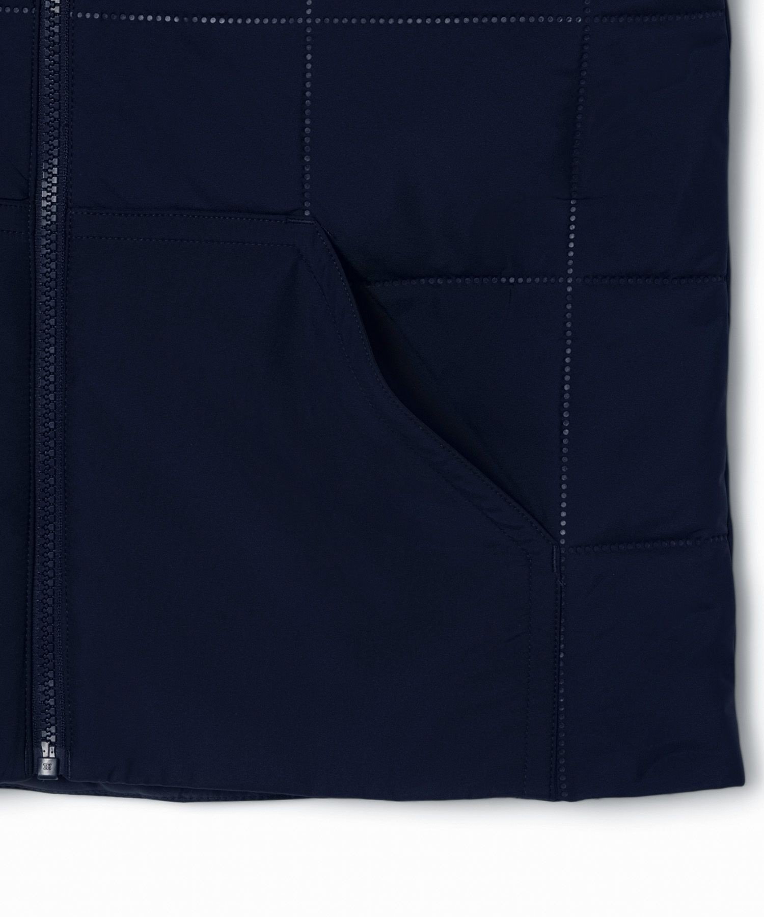 Жилет LACOSTE стеганый водоотталкивающий, Navy — фото 4