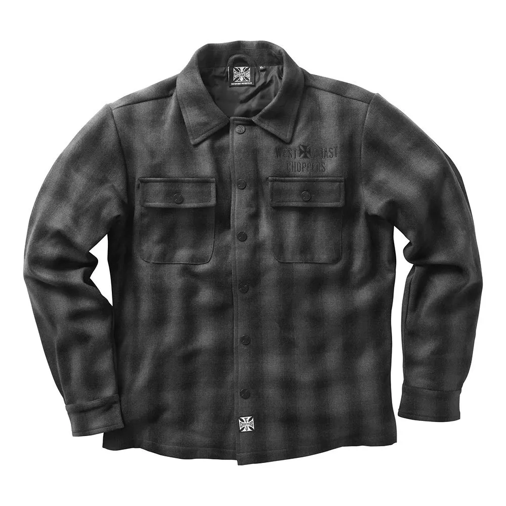 

Куртка West Coast Choppers Wool Lined Plaid, черный