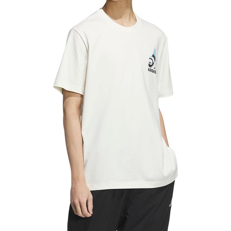 Adidas Футболка Sportlife SS25 мужская jade white — фото 4